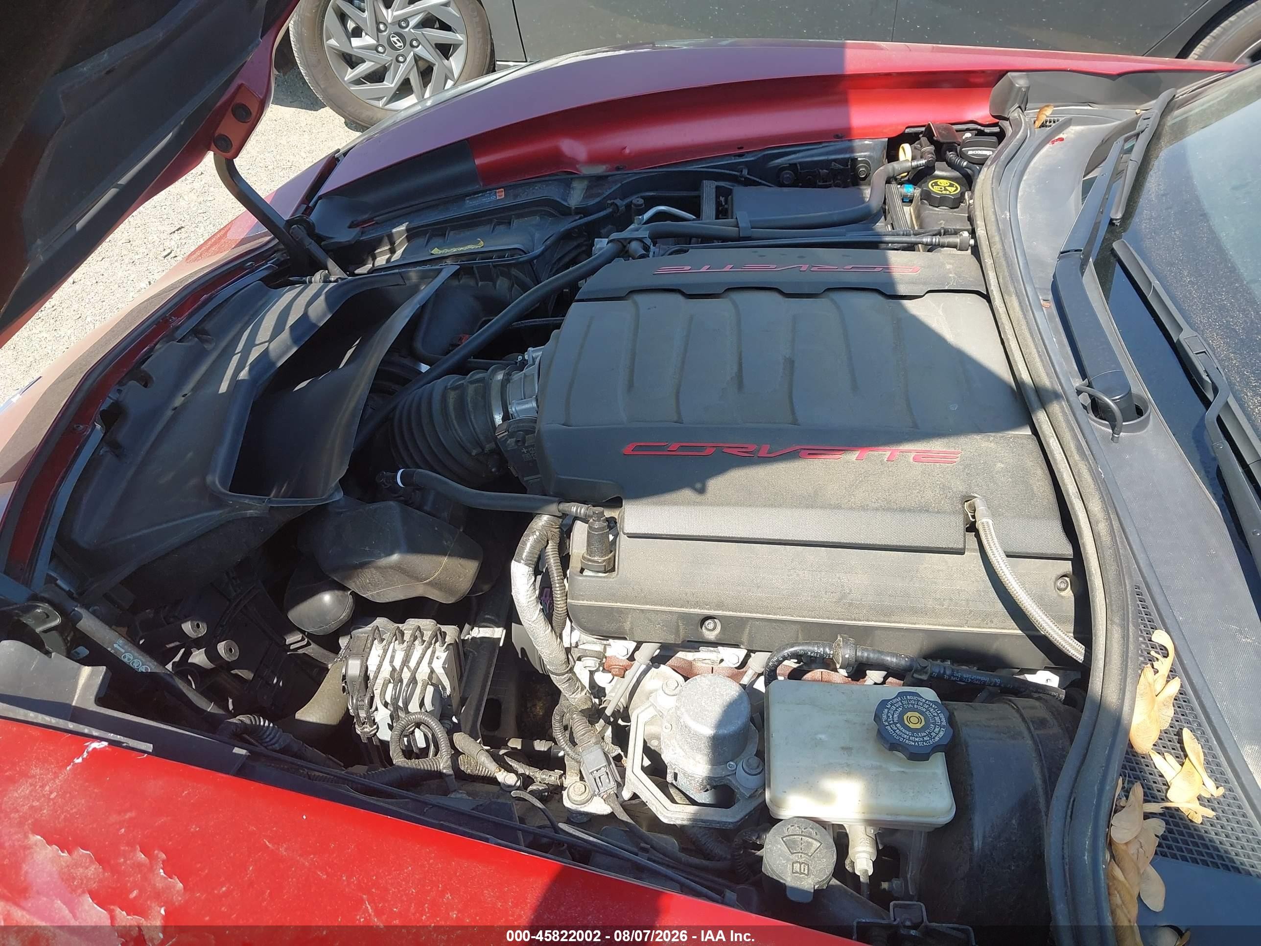 2015 Chevrolet Corvette Stingray Z51 Red vin: 1G1YK2D78F5112372