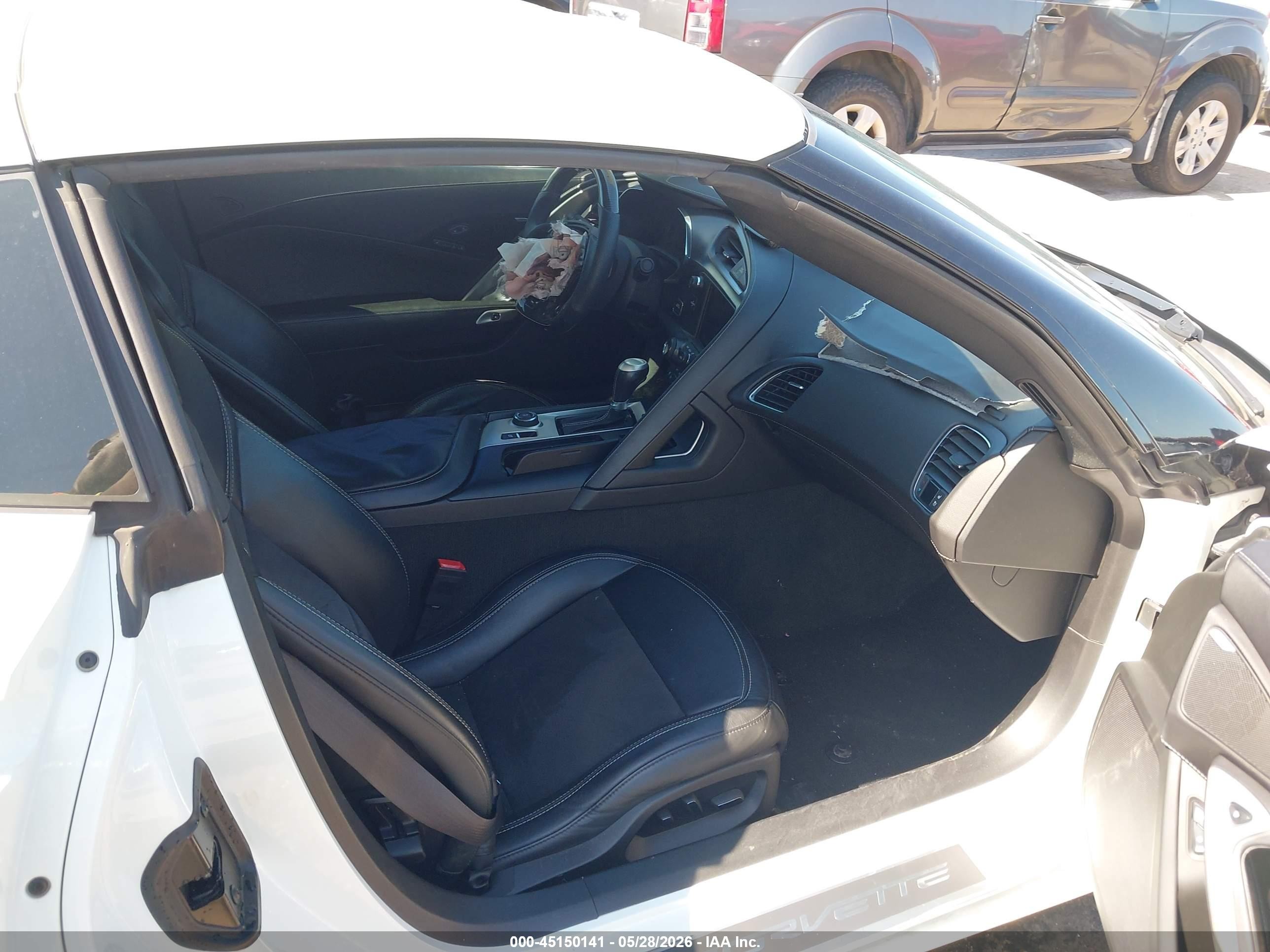 2014 Chevrolet Corvette Stingray Z51 Белый vin: 1G1YK2D79E5105574