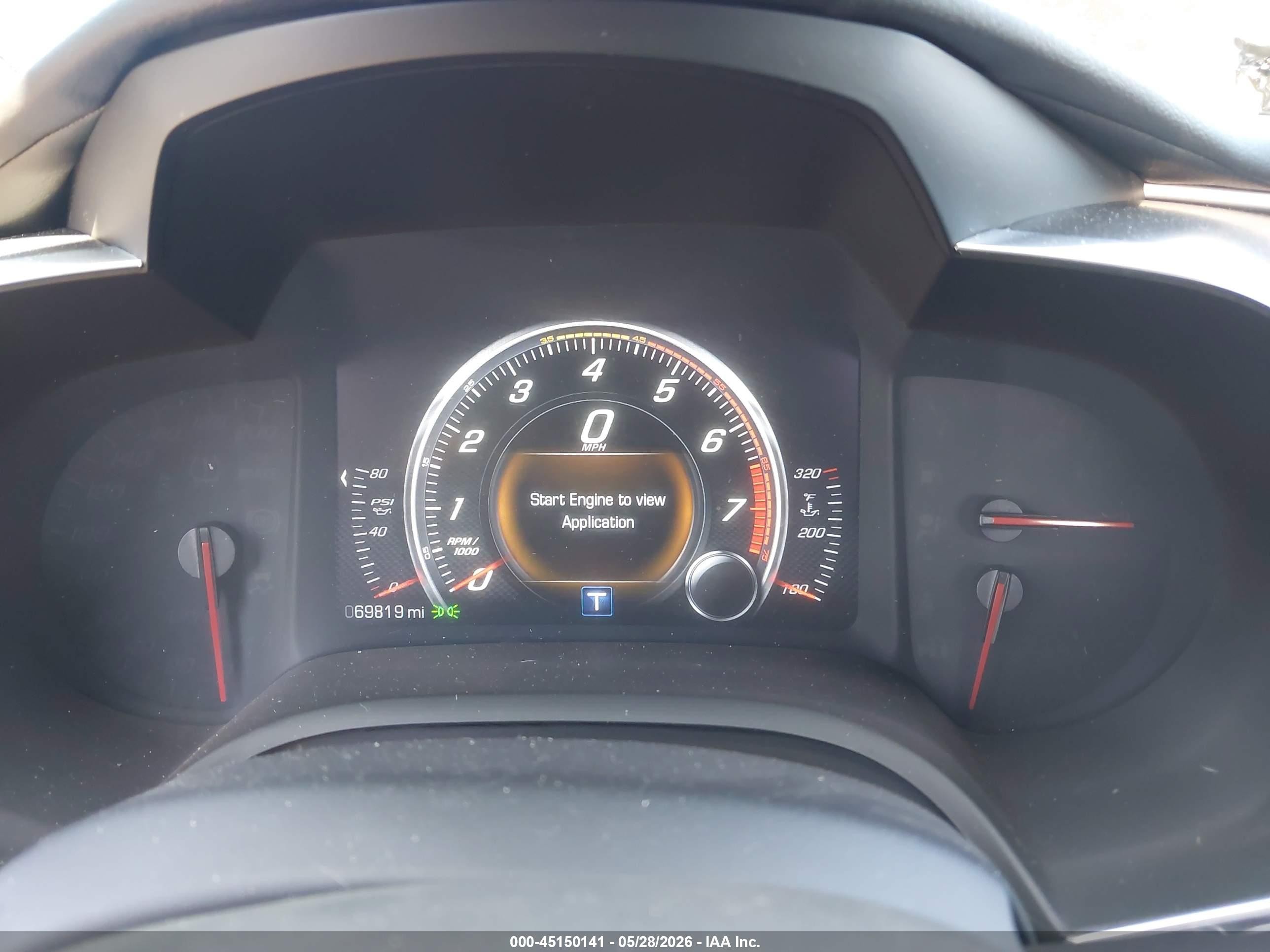 2014 Chevrolet Corvette Stingray Z51 Белый vin: 1G1YK2D79E5105574