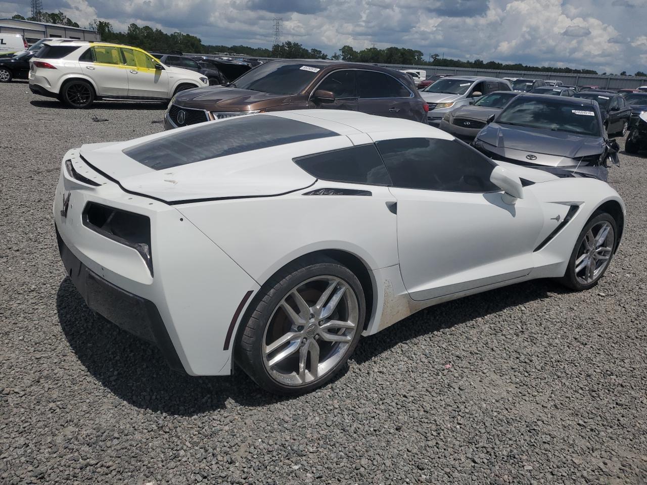 2015 Chevrolet Corvette Stingray Z51 2lt White vin: 1G1YK2D79F5118875
