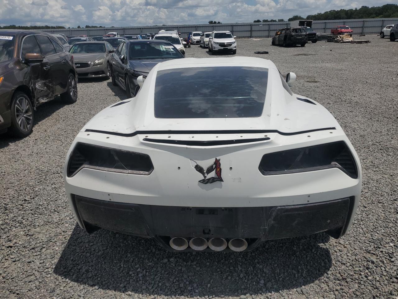 2015 Chevrolet Corvette Stingray Z51 2lt White vin: 1G1YK2D79F5118875