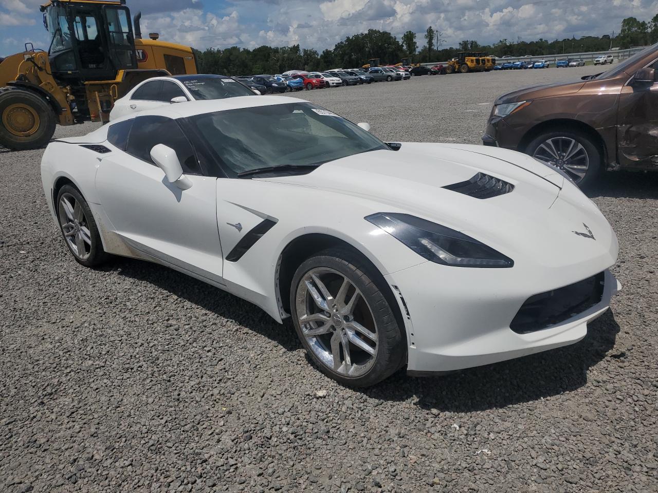 2015 Chevrolet Corvette Stingray Z51 2lt White vin: 1G1YK2D79F5118875