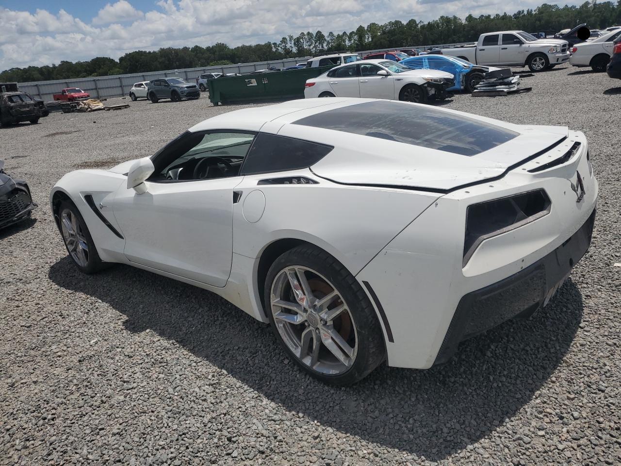 2015 Chevrolet Corvette Stingray Z51 2lt White vin: 1G1YK2D79F5118875
