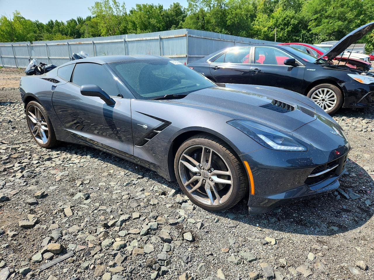 2014 Chevrolet Corvette Stingray Z51 2lt Gray vin: 1G1YK2D7XE5121900