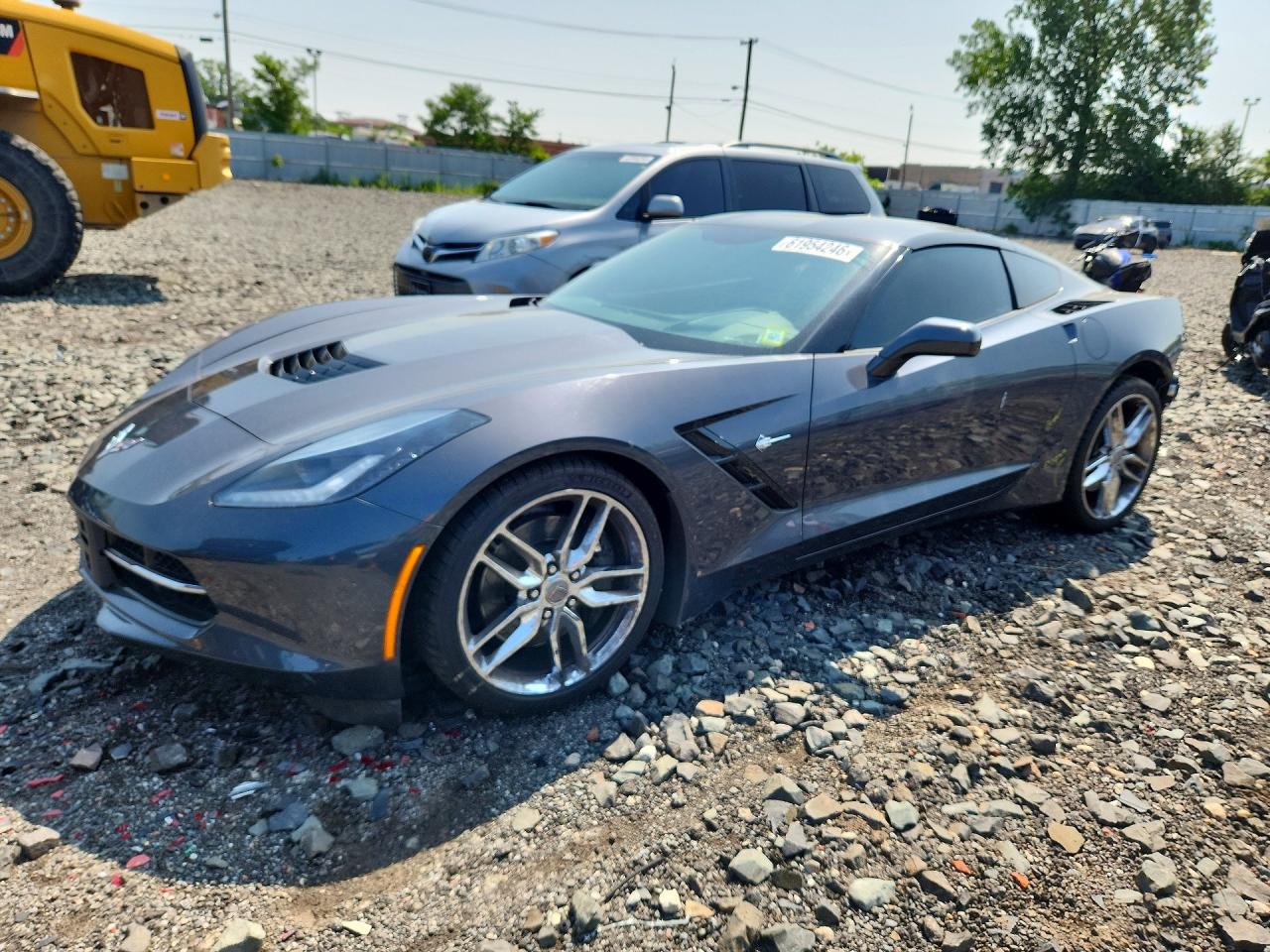 2014 Chevrolet Corvette Stingray Z51 2lt Gray vin: 1G1YK2D7XE5121900