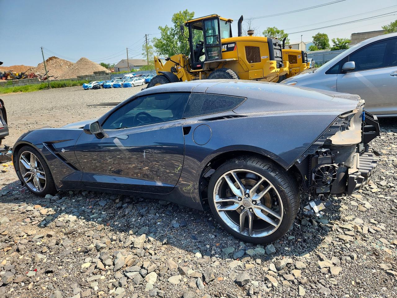 2014 Chevrolet Corvette Stingray Z51 2lt Gray vin: 1G1YK2D7XE5121900