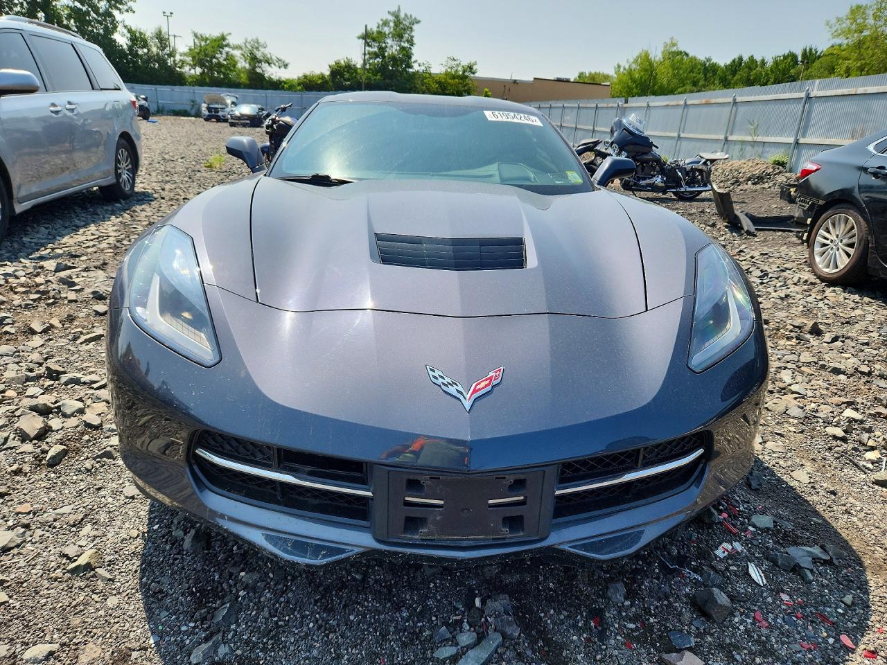 2014 Chevrolet Corvette Stingray Z51 2lt Gray vin: 1G1YK2D7XE5121900
