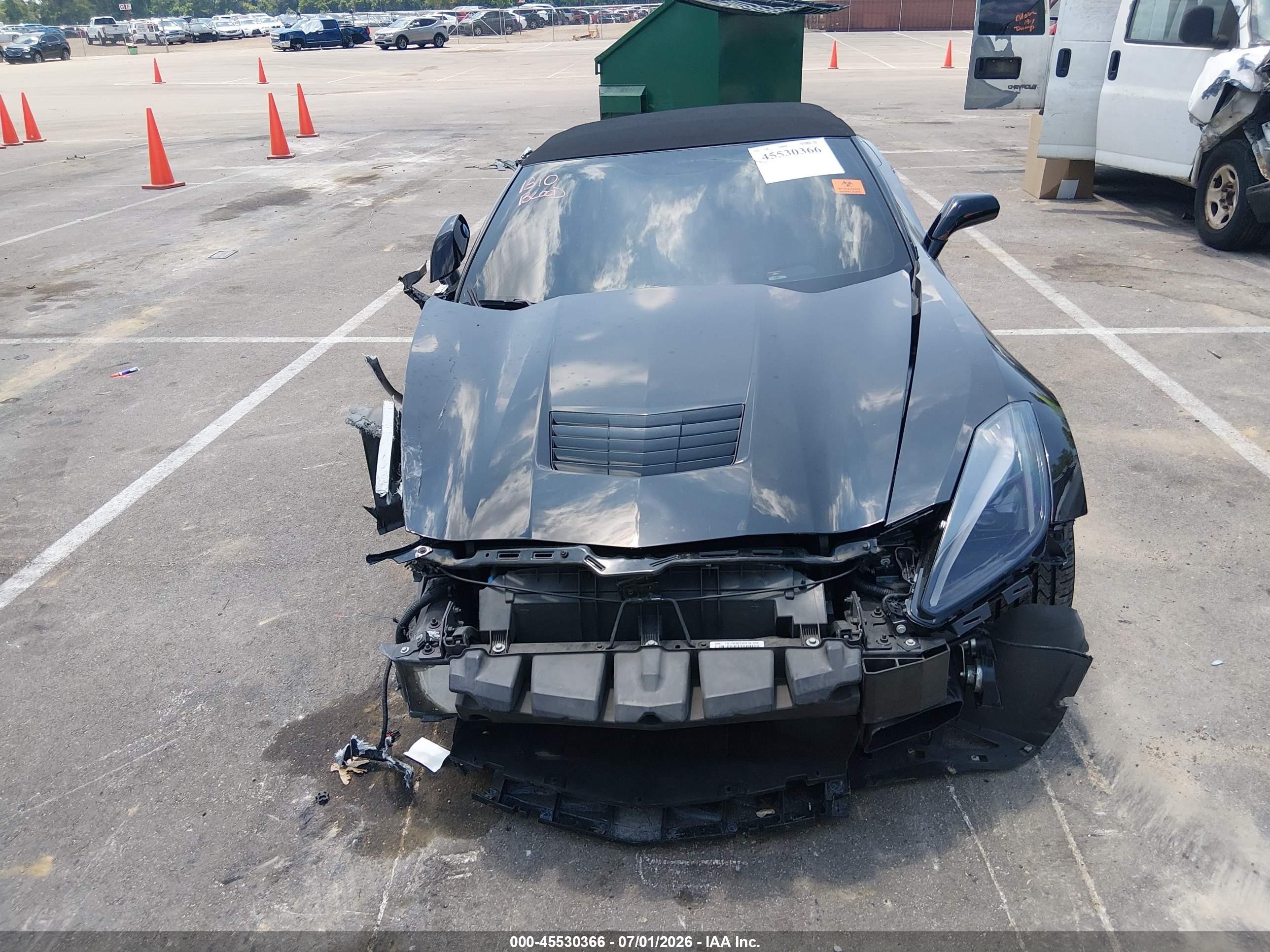 2015 Chevrolet Corvette Stingray Z51 Black vin: 1G1YK3D72F5101356