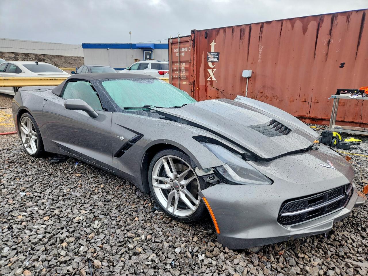 2015 Chevrolet Corvette Stingray Z51 2lt Gray vin: 1G1YK3D76F5102140