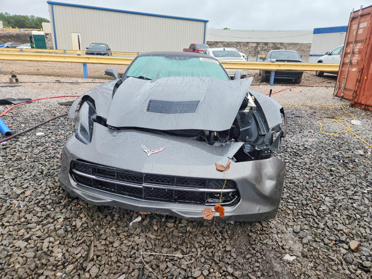 2015 Chevrolet Corvette Stingray Z51 2lt Gray vin: 1G1YK3D76F5102140