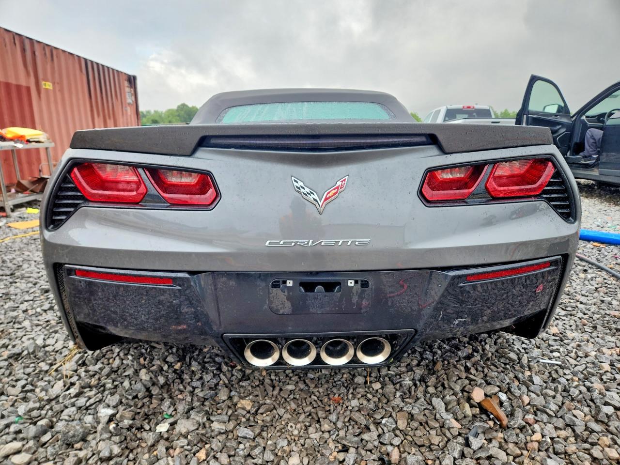 2015 Chevrolet Corvette Stingray Z51 2lt Gray vin: 1G1YK3D76F5102140