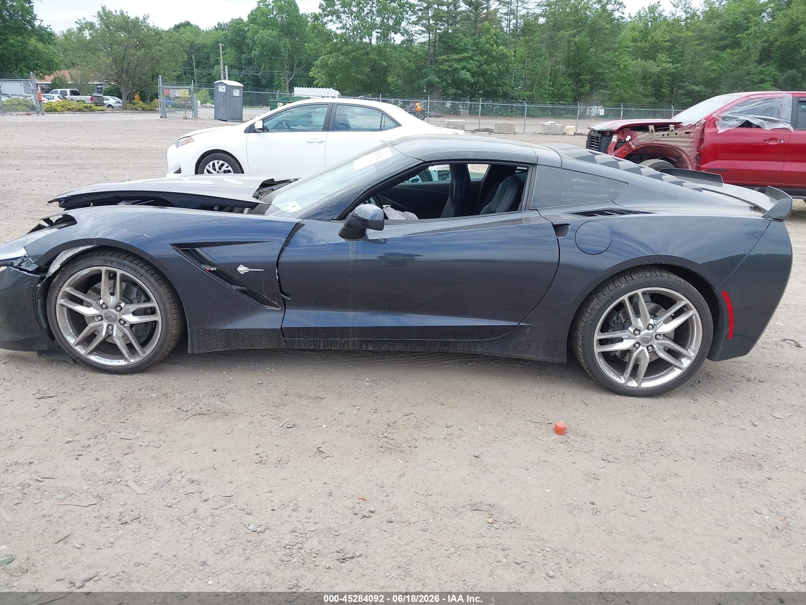 2014 Chevrolet Corvette Stingray Z51 Black vin: 1G1YL2D71E5106862