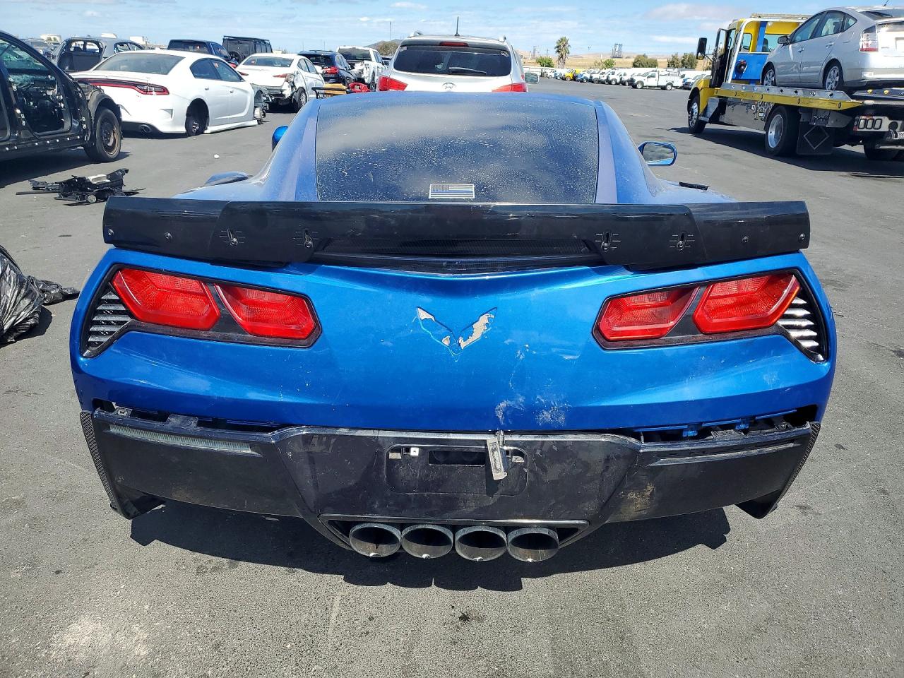 2015 Chevrolet Corvette Stingray Z51 3lt Blue vin: 1G1YL2D73F5124328