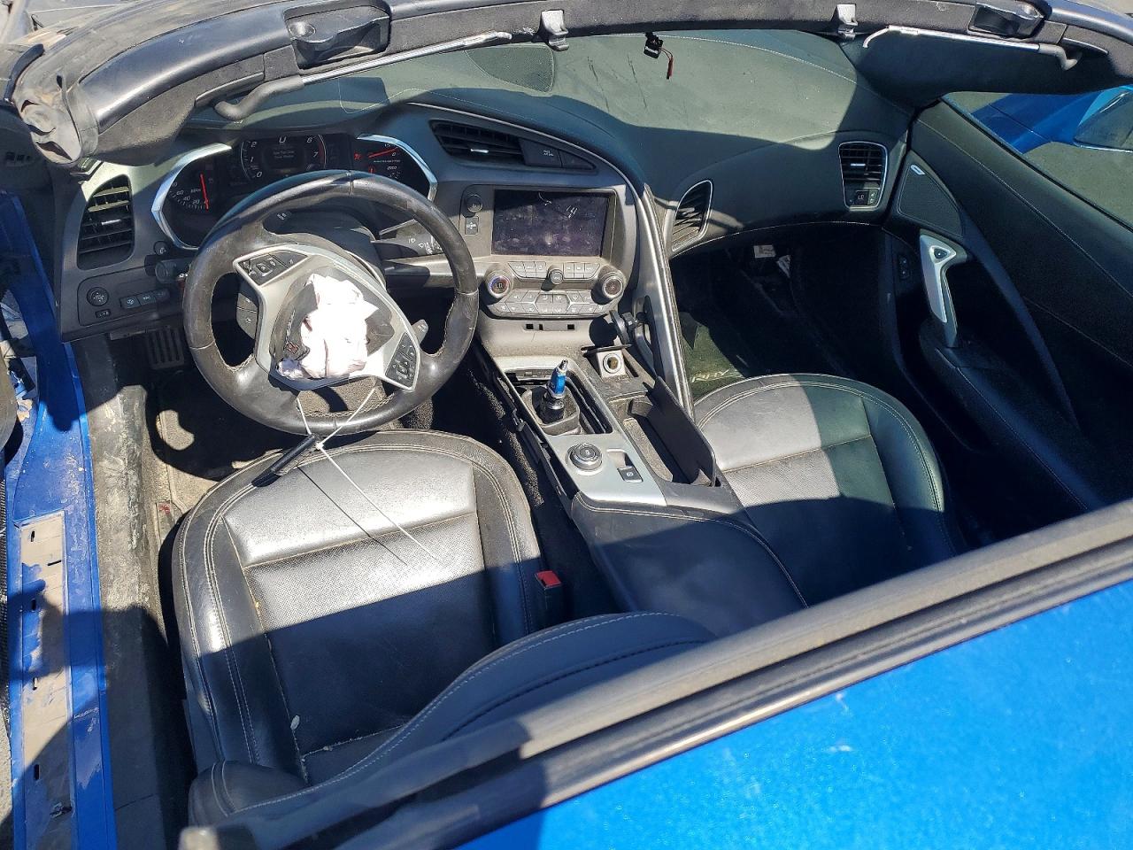 2015 Chevrolet Corvette Stingray Z51 3lt Blue vin: 1G1YL2D73F5124328