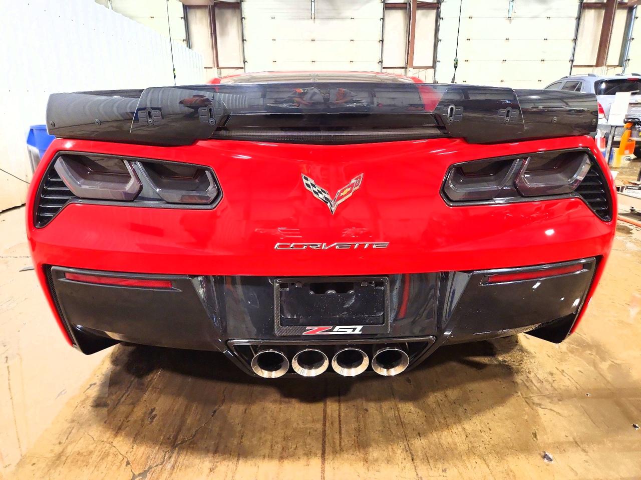 2014 Chevrolet Corvette Stingray Z51 3lt Красный vin: 1G1YL2D76E5108493