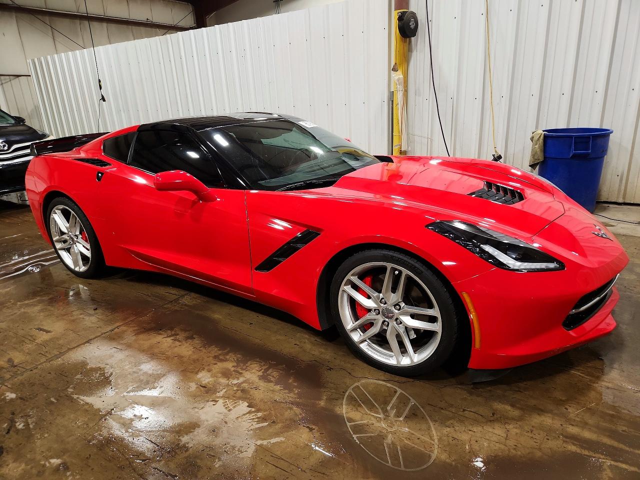 2014 Chevrolet Corvette Stingray Z51 3lt Красный vin: 1G1YL2D76E5108493
