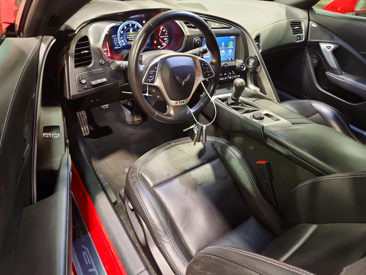 2014 Chevrolet Corvette Stingray Z51 3lt Красный vin: 1G1YL2D76E5108493