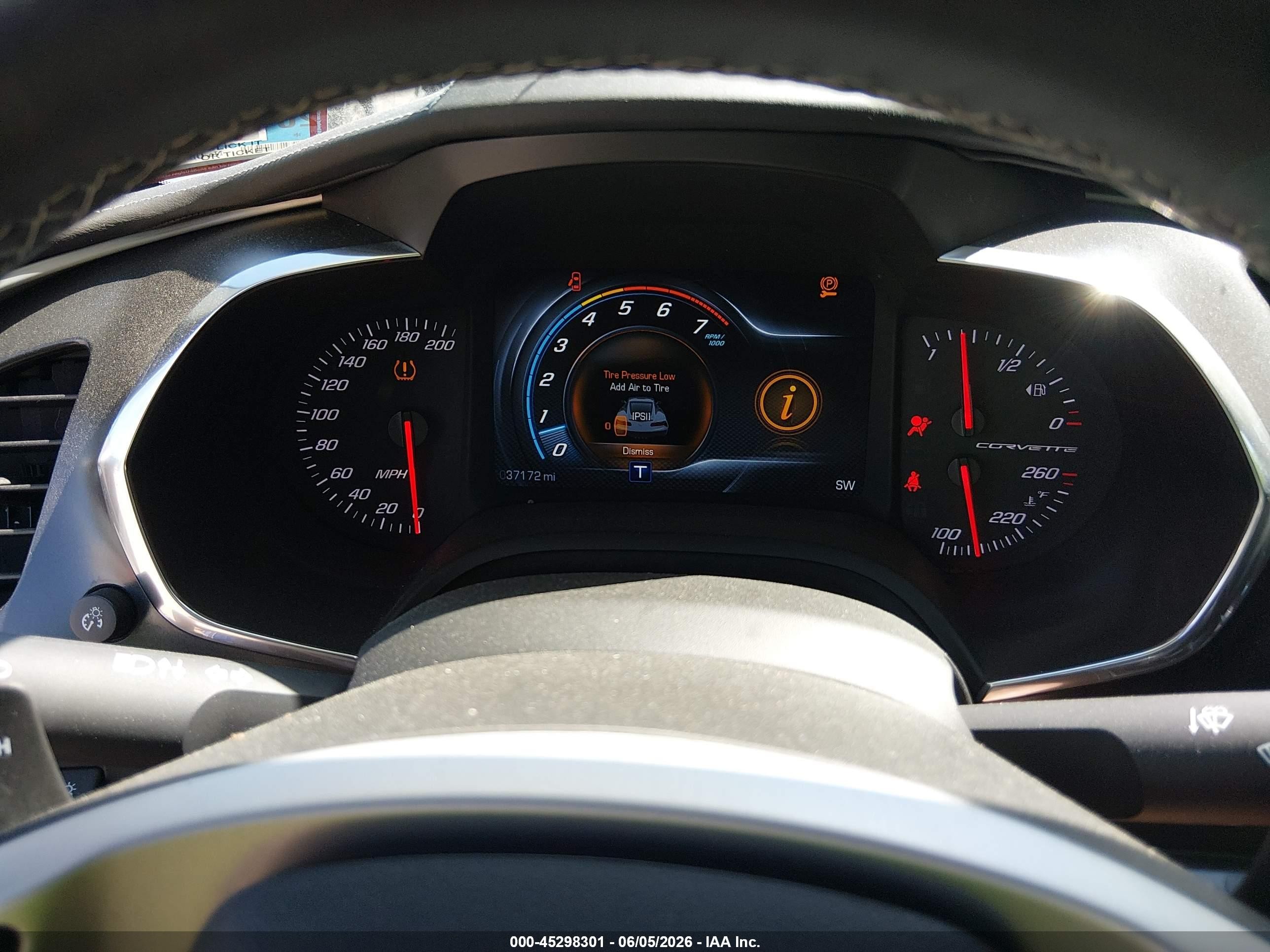 2014 Chevrolet Corvette Stingray Z51 Blue vin: 1G1YL2D77E5104033