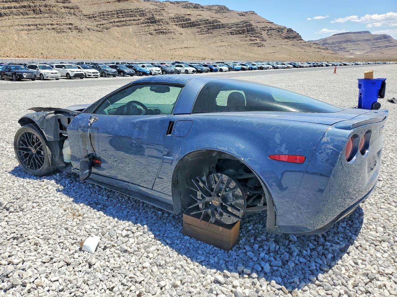 2011 Chevrolet Corvette Z06 Blue vin: 1G1YL2DE6B5600113