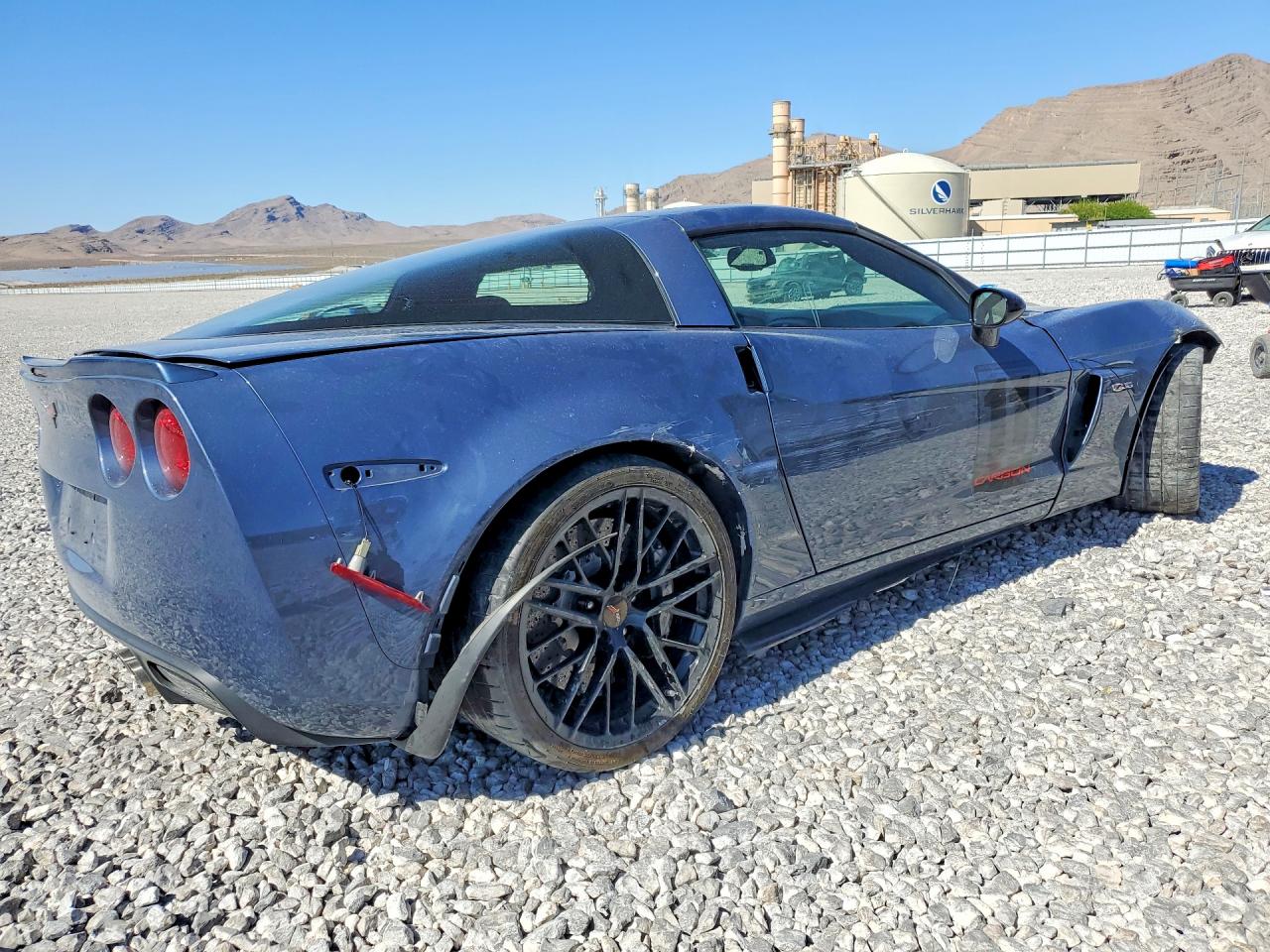 2011 Chevrolet Corvette Z06 Blue vin: 1G1YL2DE6B5600113