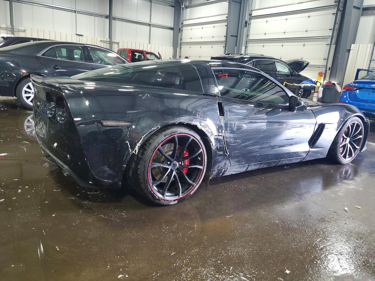 2012 Chevrolet Corvette Z06 Black vin: 1G1YL2DEXC5102868