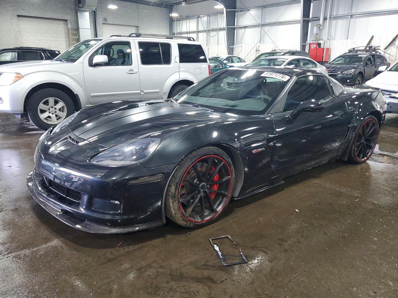 2012 Chevrolet Corvette Z06 Black vin: 1G1YL2DEXC5102868