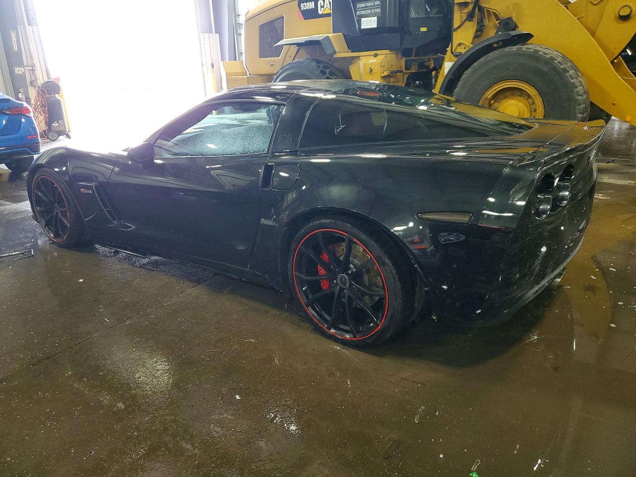 2012 Chevrolet Corvette Z06 Black vin: 1G1YL2DEXC5102868