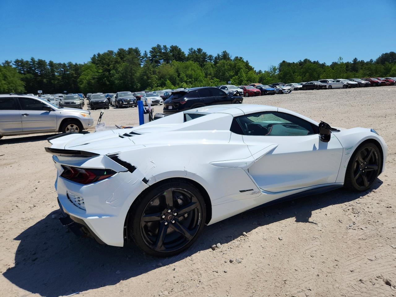 2024 Chevrolet Corvette E-ray 2lz White vin: 1G1YL3D44R5500390