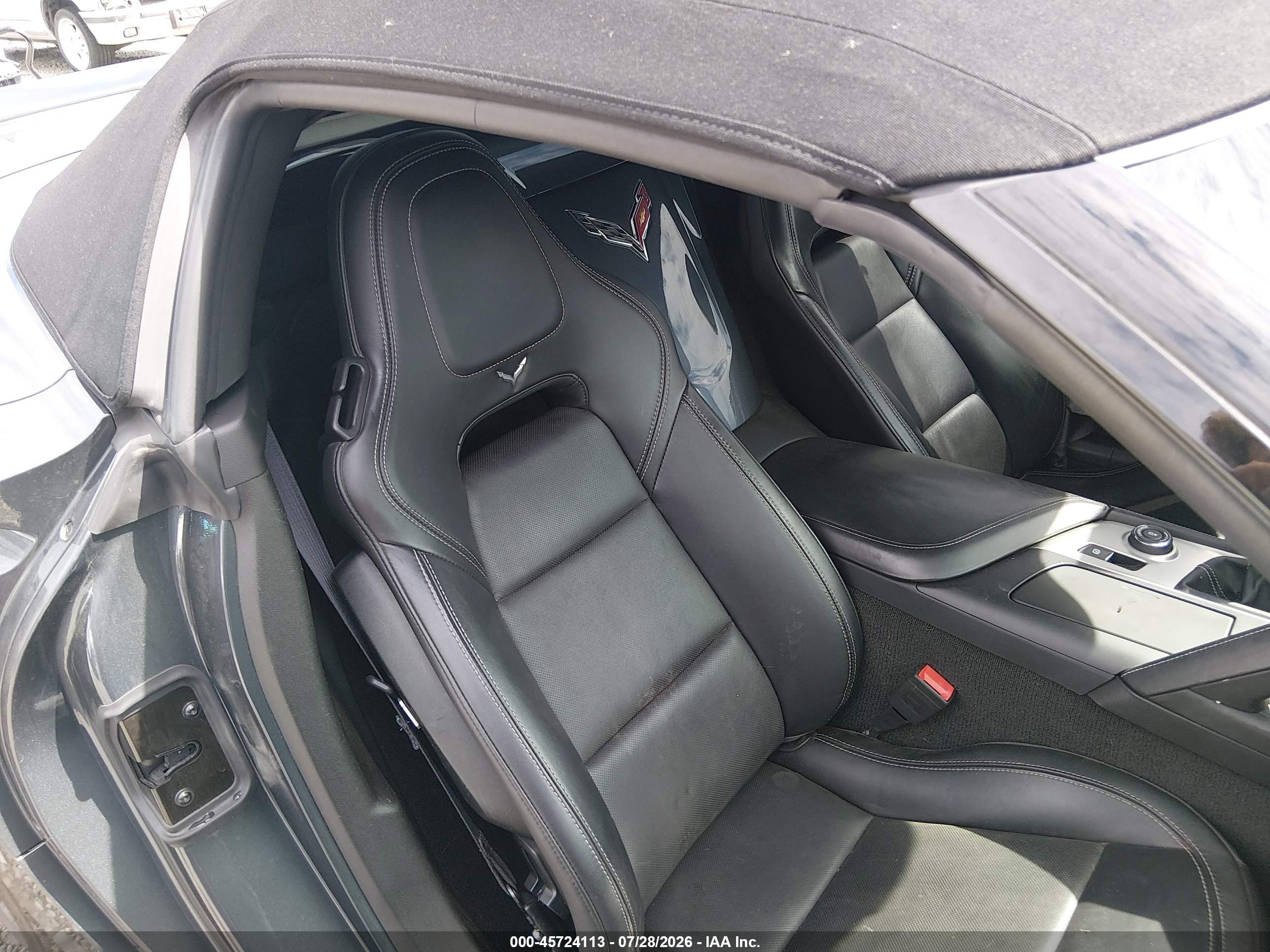 2014 Chevrolet Corvette Stingray Z51 Серый vin: 1G1YL3D71E5122291