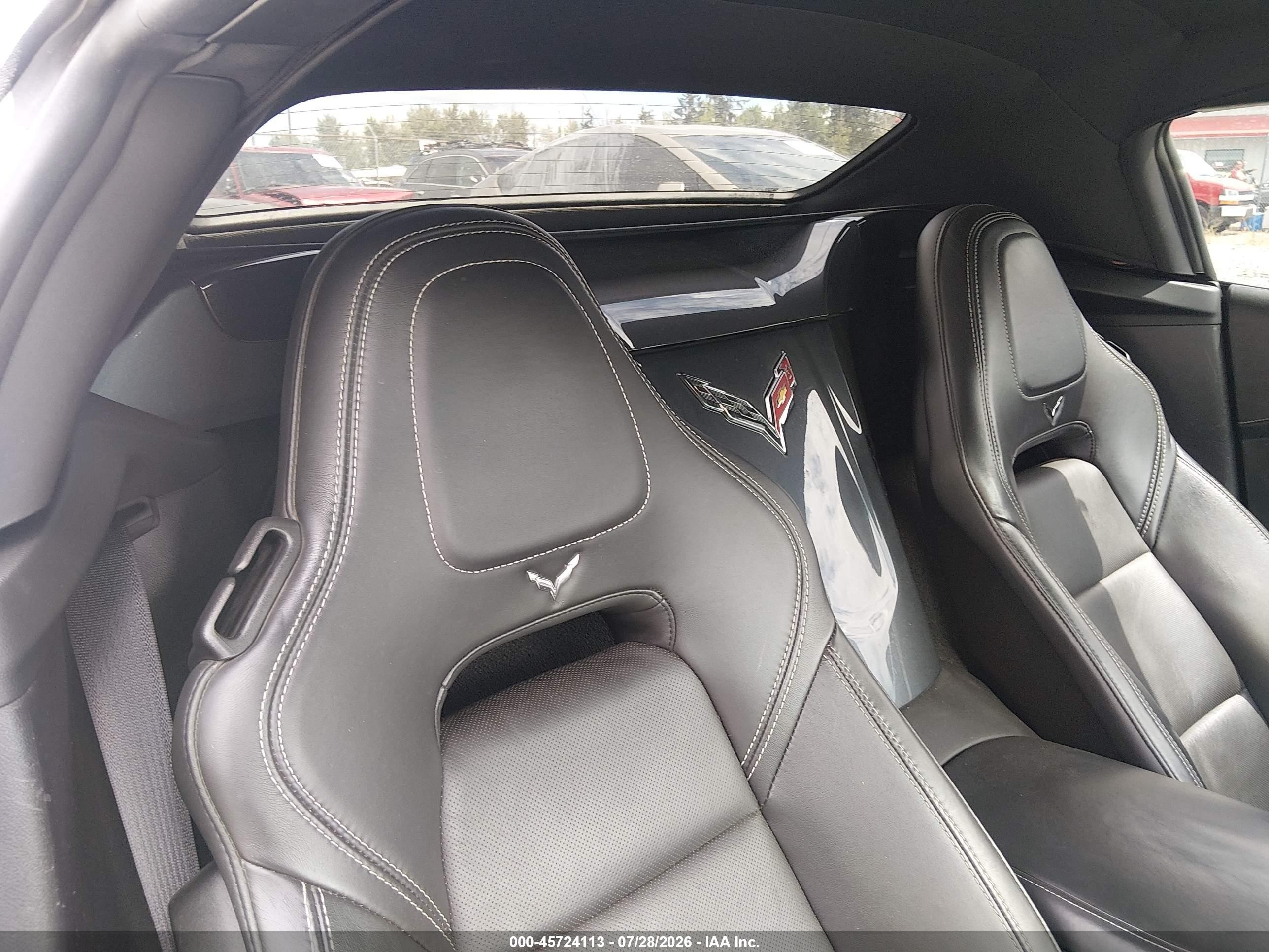 2014 Chevrolet Corvette Stingray Z51 Серый vin: 1G1YL3D71E5122291