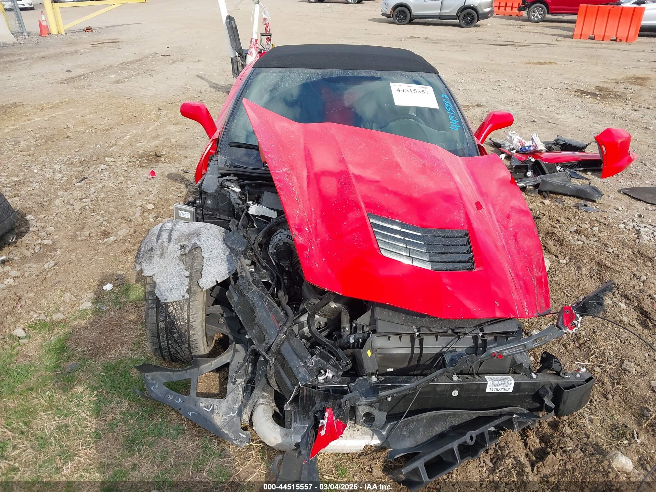 2014 Chevrolet Corvette Stingray Z51 Красный vin: 1G1YL3D72E5117536