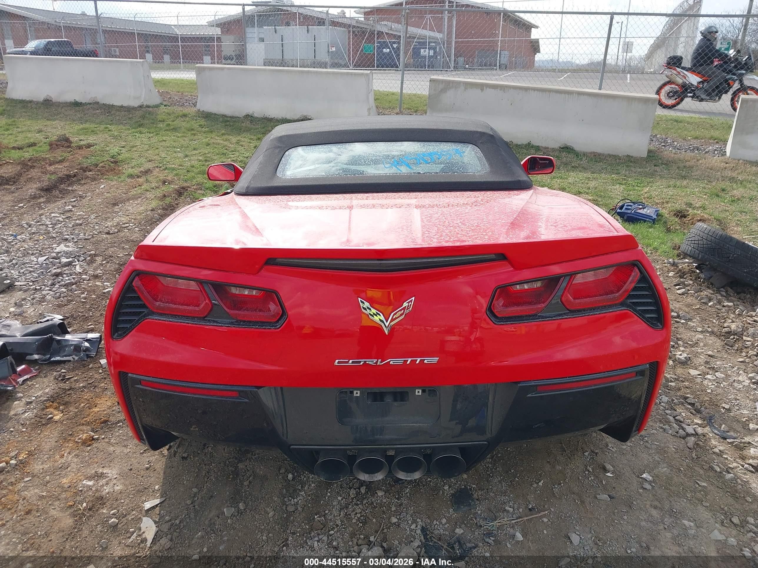 2014 Chevrolet Corvette Stingray Z51 Красный vin: 1G1YL3D72E5117536