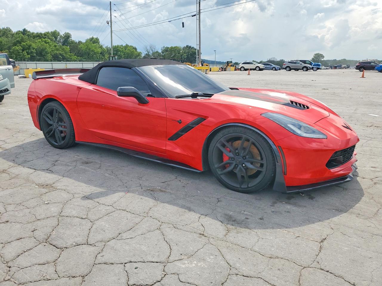 2014 Chevrolet Corvette Stingray Z51 3lt Красный vin: 1G1YL3D78E5112437