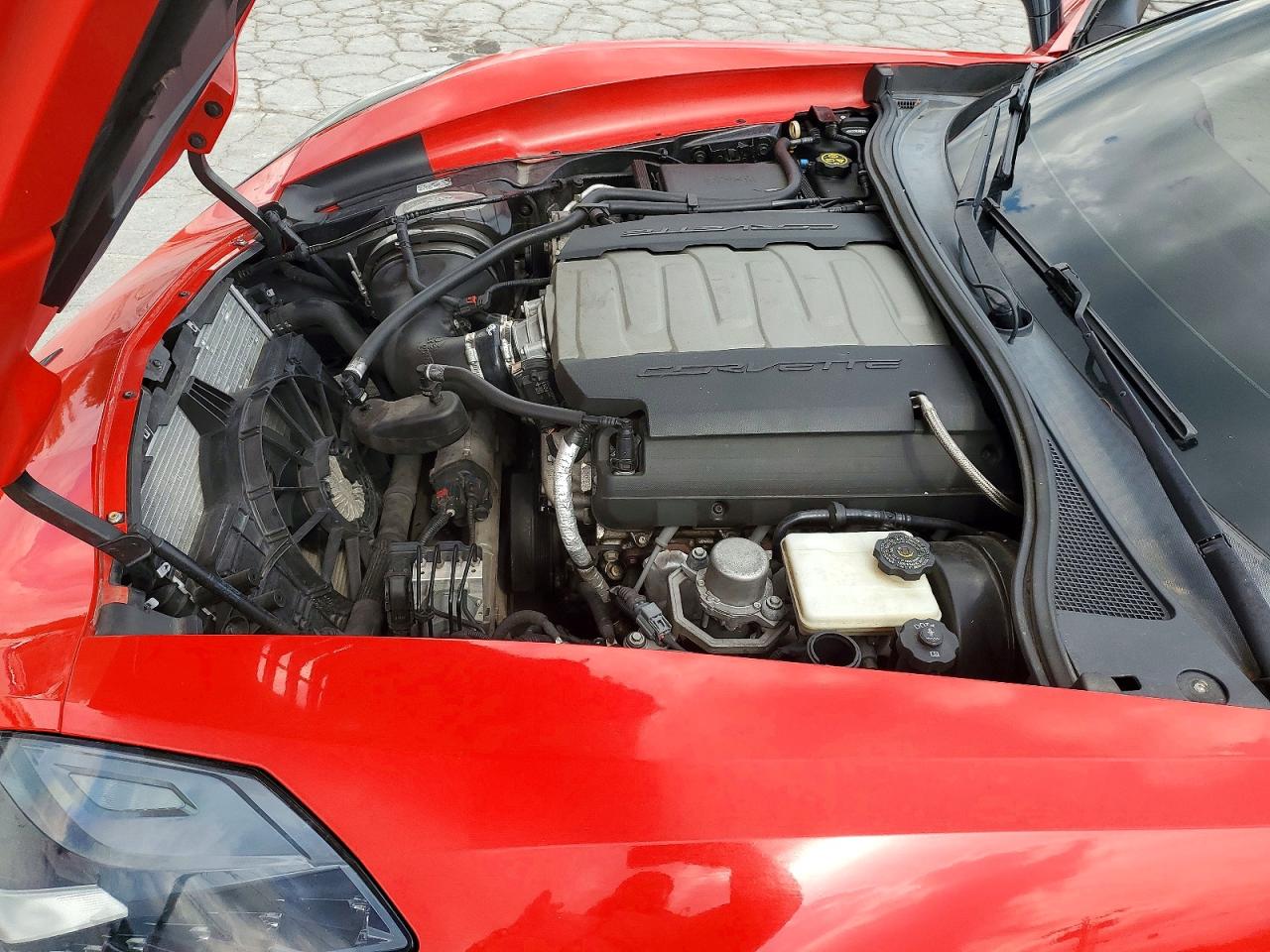 2014 Chevrolet Corvette Stingray Z51 3lt Красный vin: 1G1YL3D78E5112437