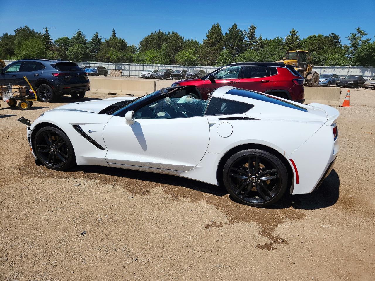 2015 Chevrolet Corvette Stingray Z51 3lt White vin: 1G1YM2D70F5119648
