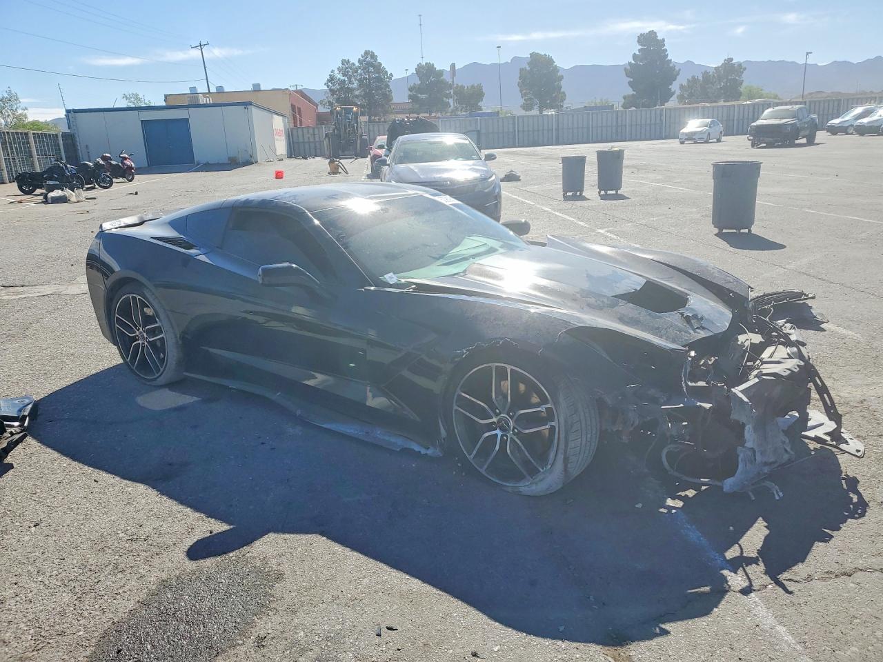 2015 Chevrolet Corvette Stingray Z51 3lt Black vin: 1G1YM2D72F5115875