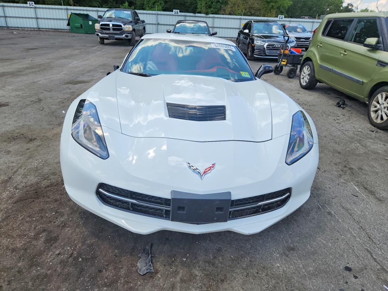 2014 Chevrolet Corvette Stingray Z51 3lt White vin: 1G1YM2D73E5101918