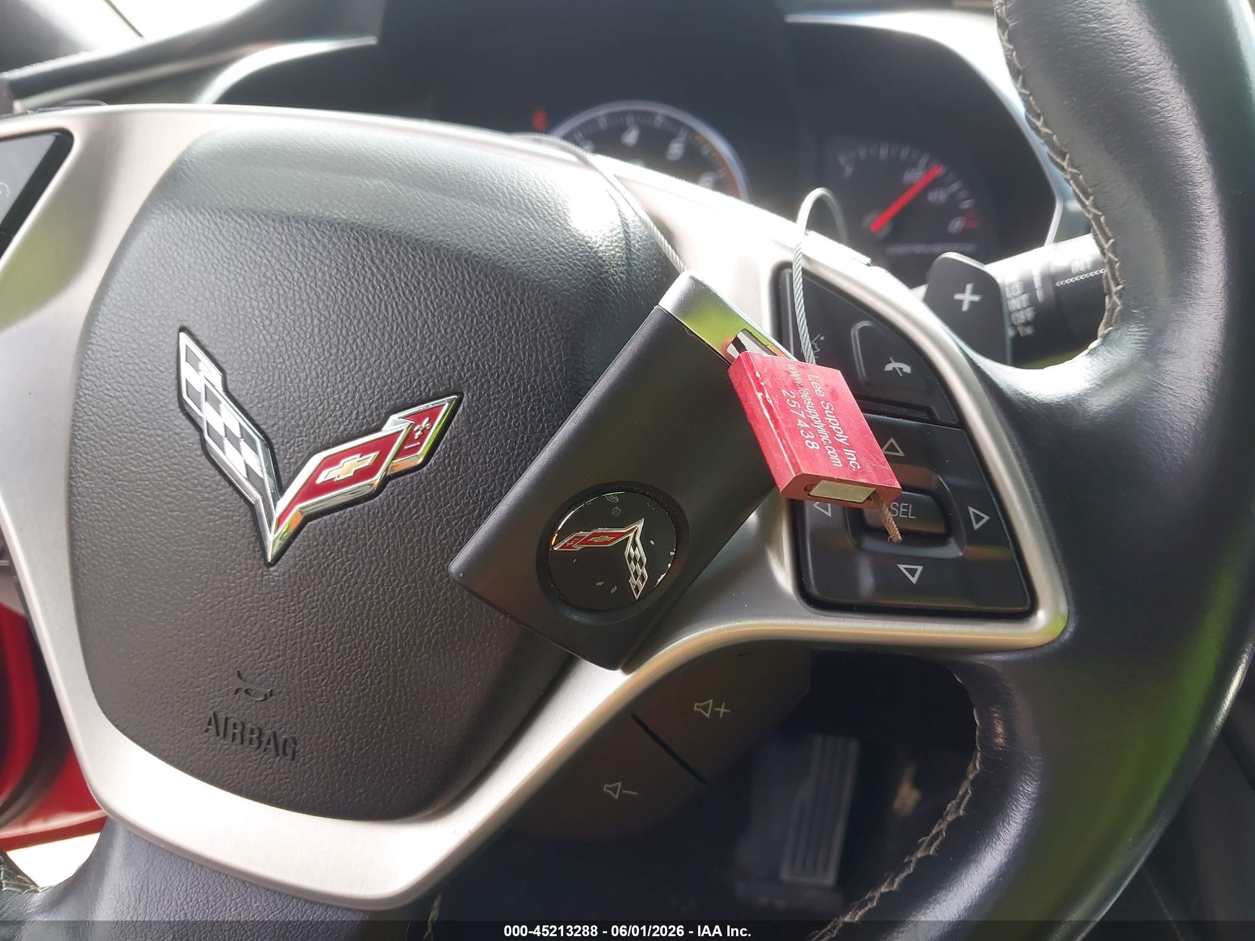 2014 Chevrolet Corvette Stingray Z51 Red vin: 1G1YM2D73E5114734