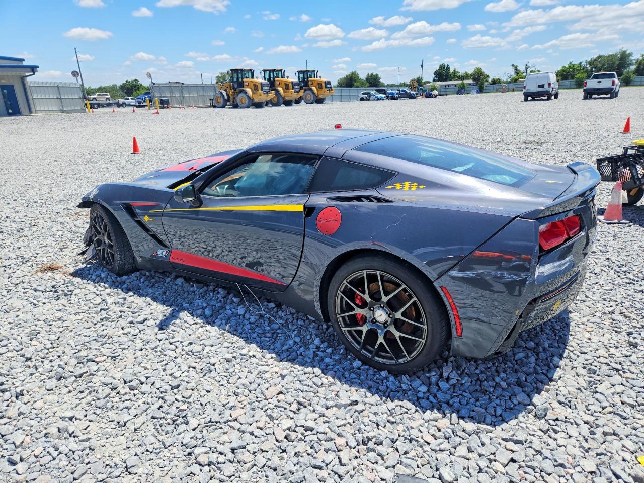 2014 Chevrolet Corvette Stingray Z51 3lt Gray vin: 1G1YM2D75E5113584
