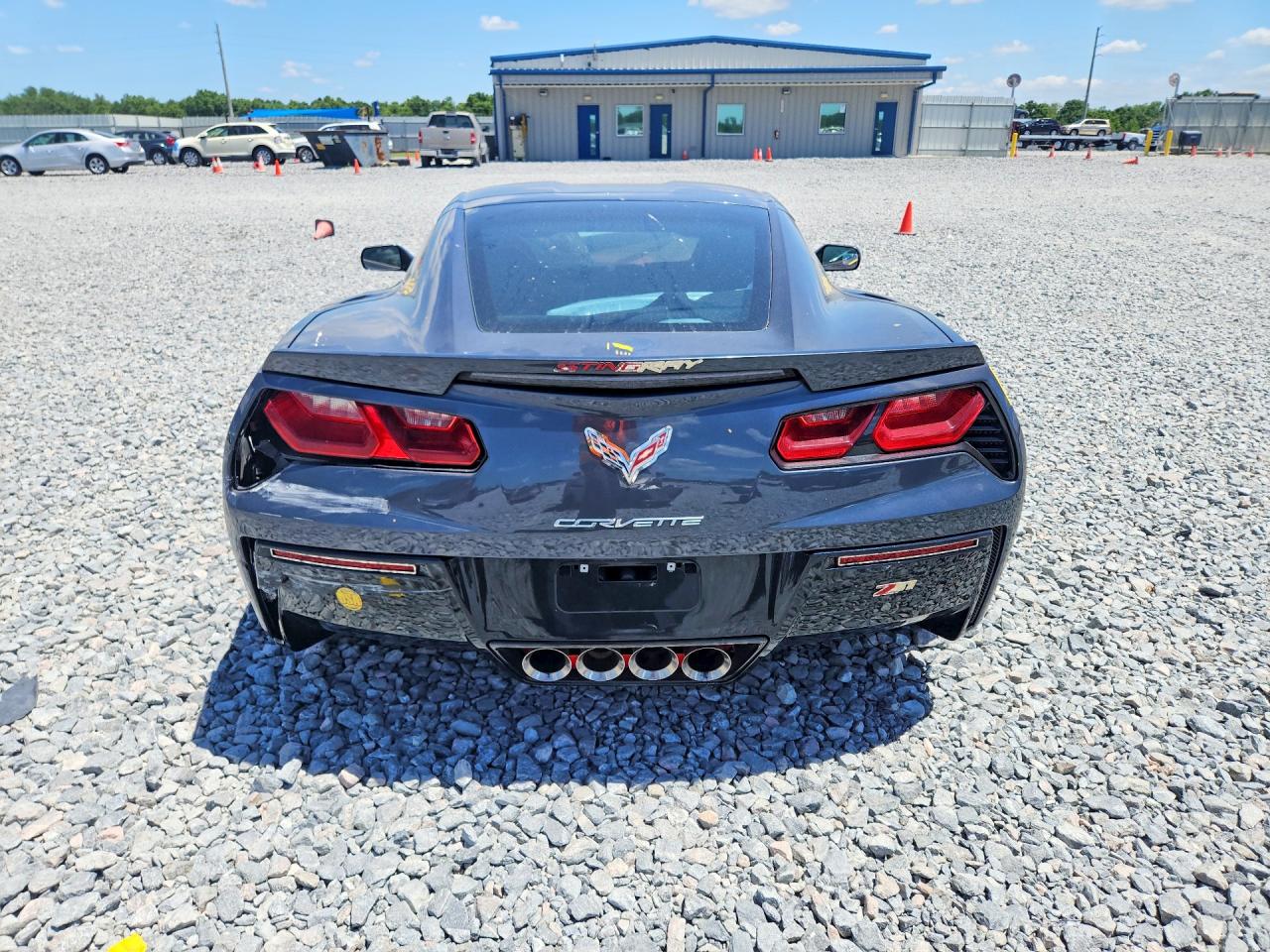 2014 Chevrolet Corvette Stingray Z51 3lt Gray vin: 1G1YM2D75E5113584