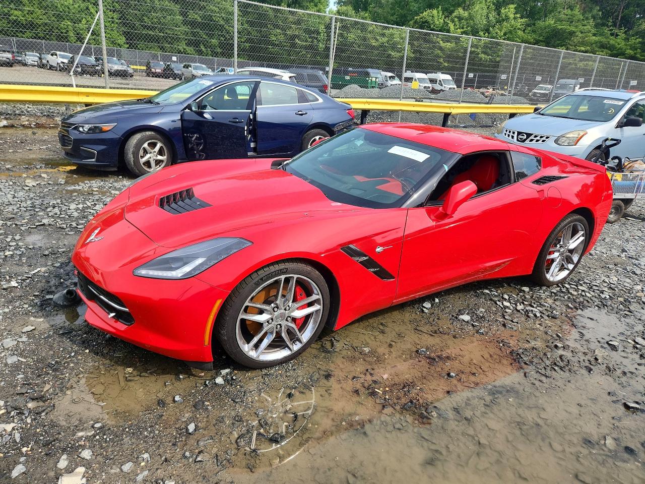 2014 Chevrolet Corvette Red vin: 1G1YM2D76E5103467