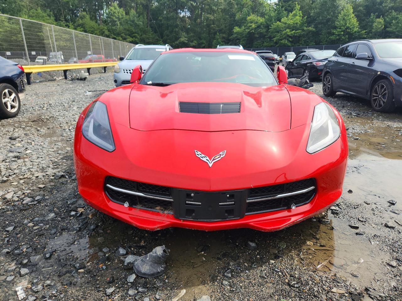2014 Chevrolet Corvette Red vin: 1G1YM2D76E5103467