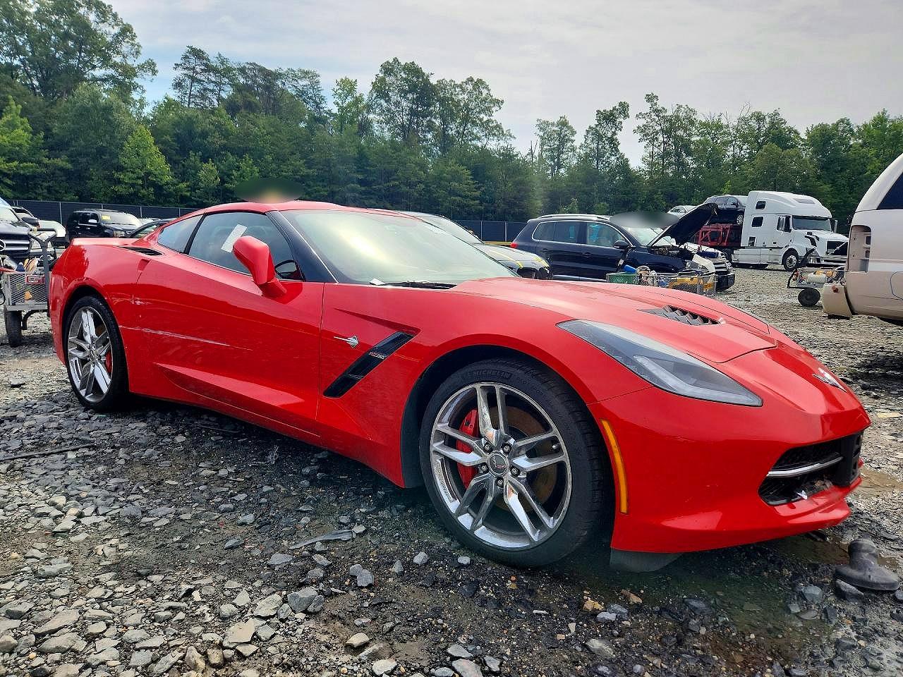 2014 Chevrolet Corvette Red vin: 1G1YM2D76E5103467