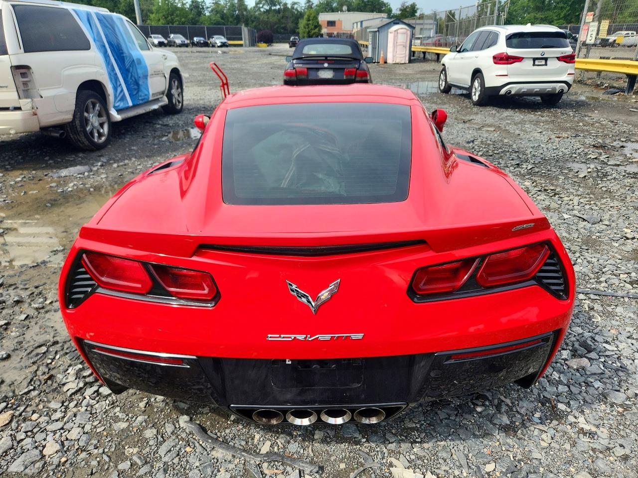 2014 Chevrolet Corvette Red vin: 1G1YM2D76E5103467