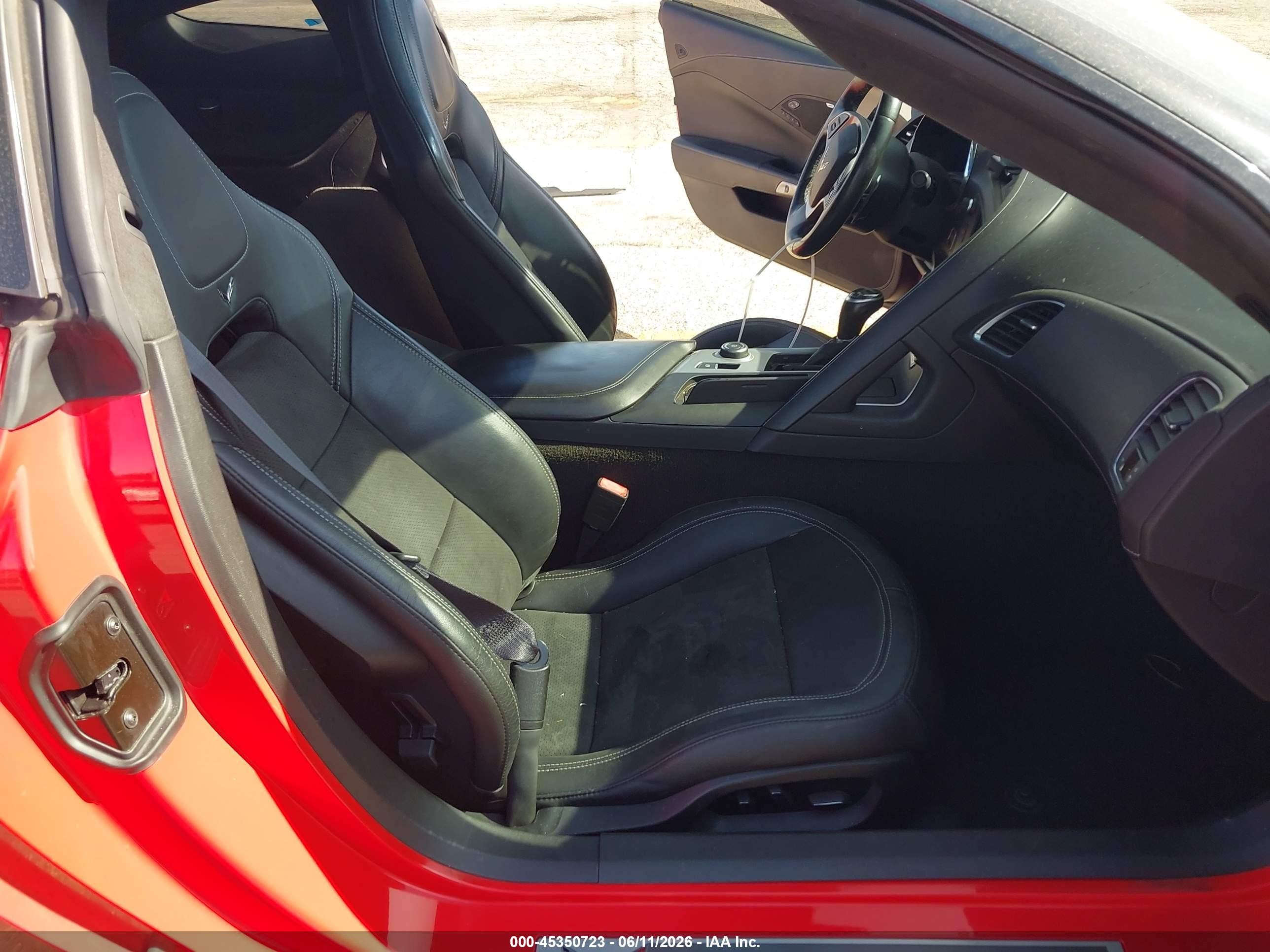 2015 Chevrolet Corvette Stingray Z51 Красный vin: 1G1YM2D76F5114423