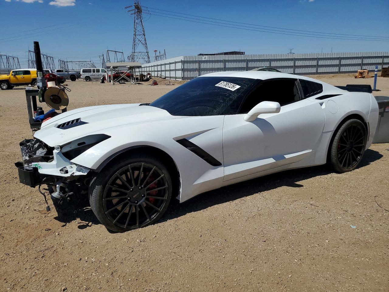 2015 Chevrolet Corvette Stingray Z51 3lt Белый vin: 1G1YM2D77F5107089