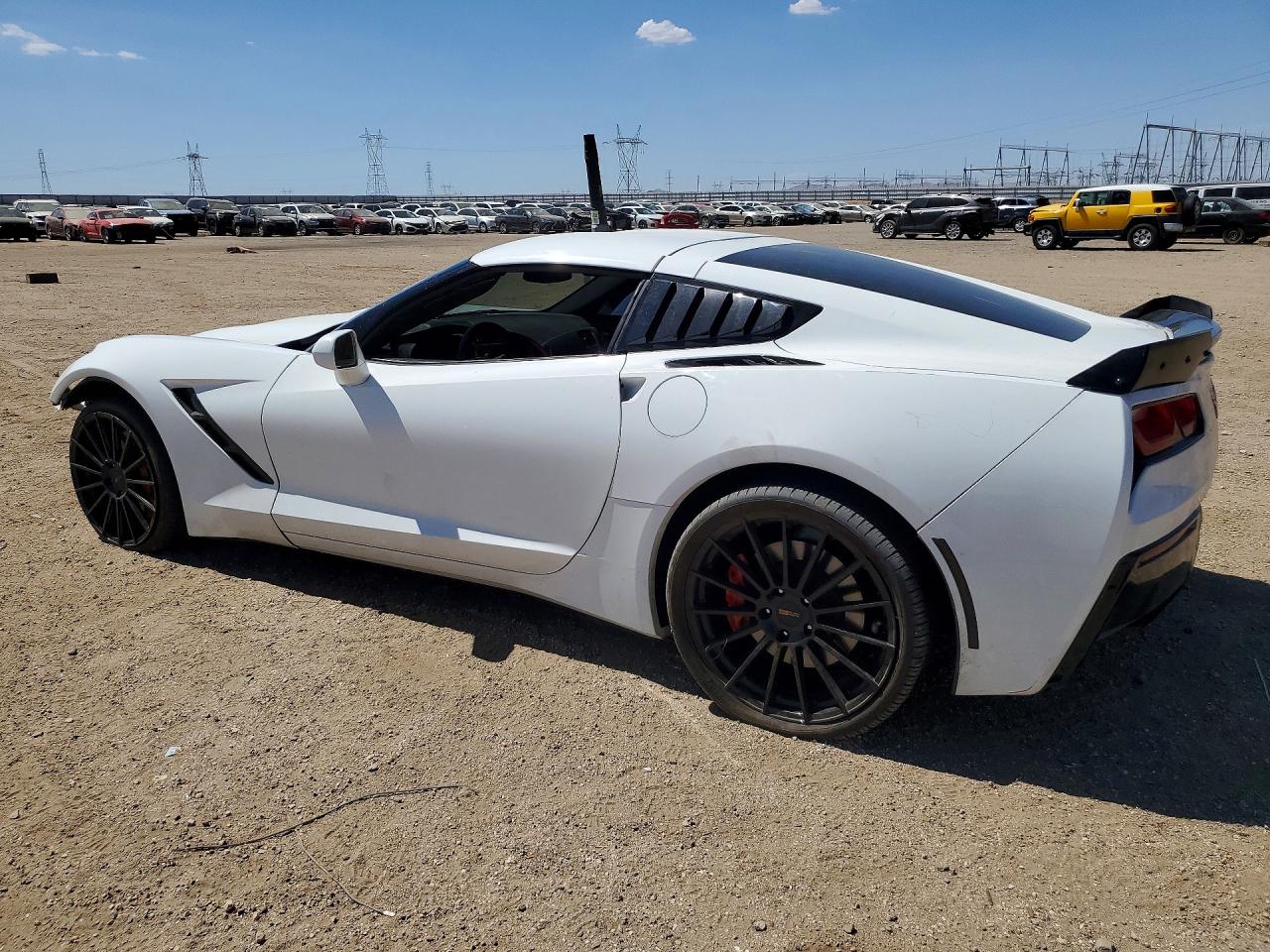 2015 Chevrolet Corvette Stingray Z51 3lt White vin: 1G1YM2D77F5107089