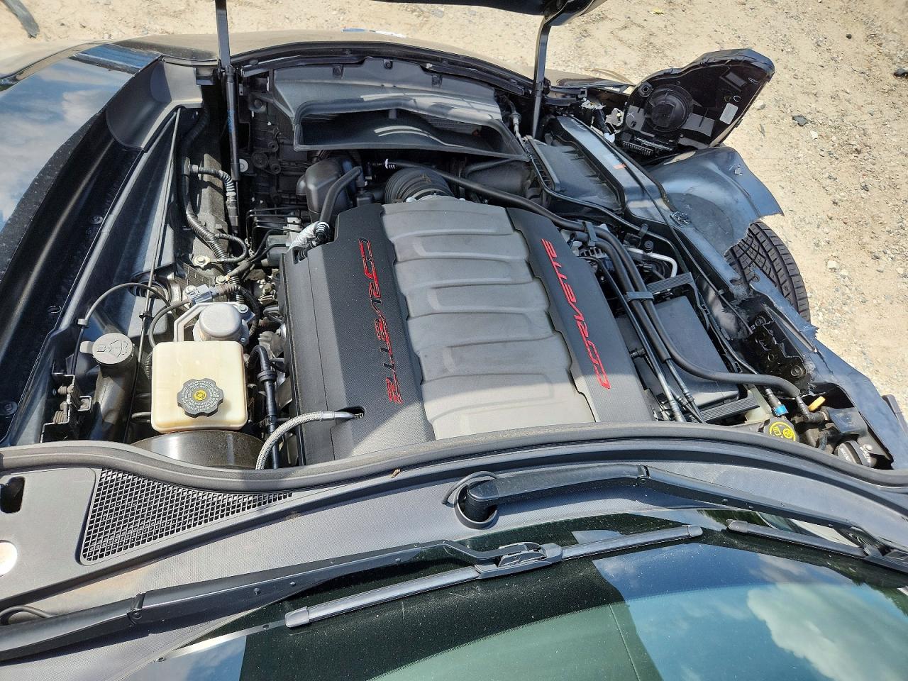 2015 Chevrolet Corvette Stingray Z51 3lt Black vin: 1G1YM2D7XF5102971
