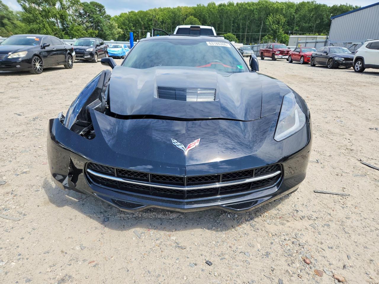 2015 Chevrolet Corvette Stingray Z51 3lt Black vin: 1G1YM2D7XF5102971