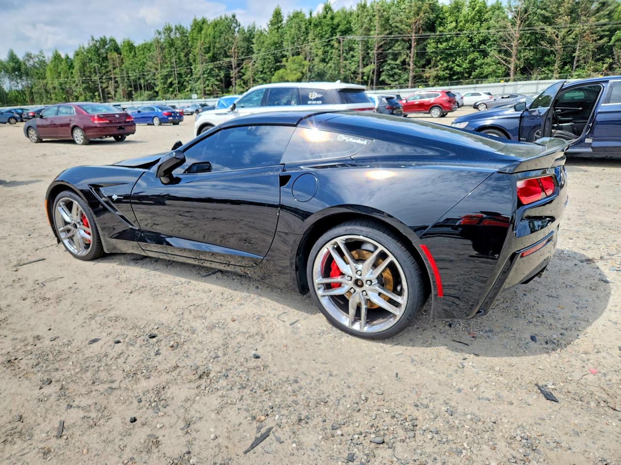 2015 Chevrolet Corvette Stingray Z51 3lt Black vin: 1G1YM2D7XF5102971